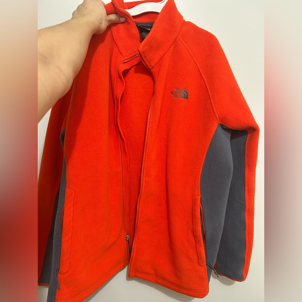 The North Face Orange Fleece Jacket